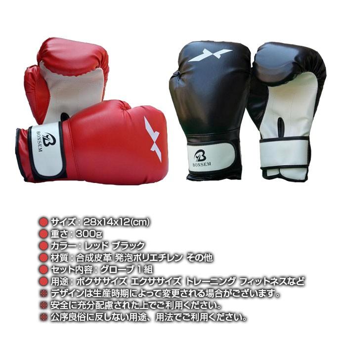 ボクシング グローブ 2色 ボクサイズ エクササイズ トレーニング