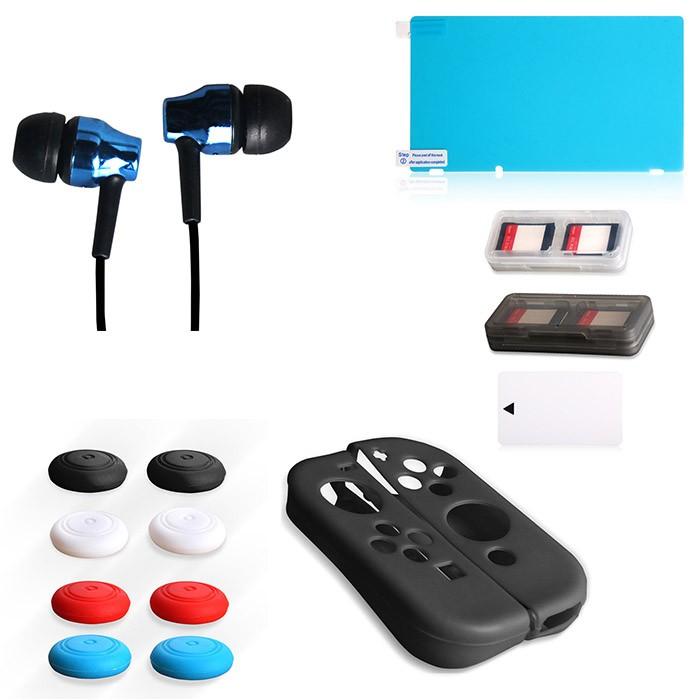 ニンテンドースイッチ用収納ケース バッグ ポーチ 保護フィルム付き