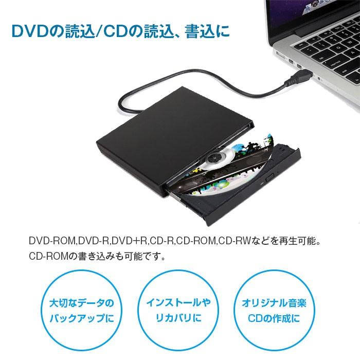 外付けdvdドライブ Usb2 0 コンパクト Dvd Rom Dvd R Dvd R Cd Rom ポータブルドライブ Dvdコンボドライブ Windows Mac Os 給電用ケーブル付属 Rim Gcc T10 R 04n 来夢house 通販 Yahoo ショッピング
