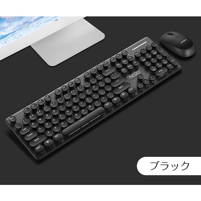 キーボードマウスセット パステルカラー 英語配列 104キー 円形 キーボードマウスセット パステルカラー 英語配列 104キー 円形