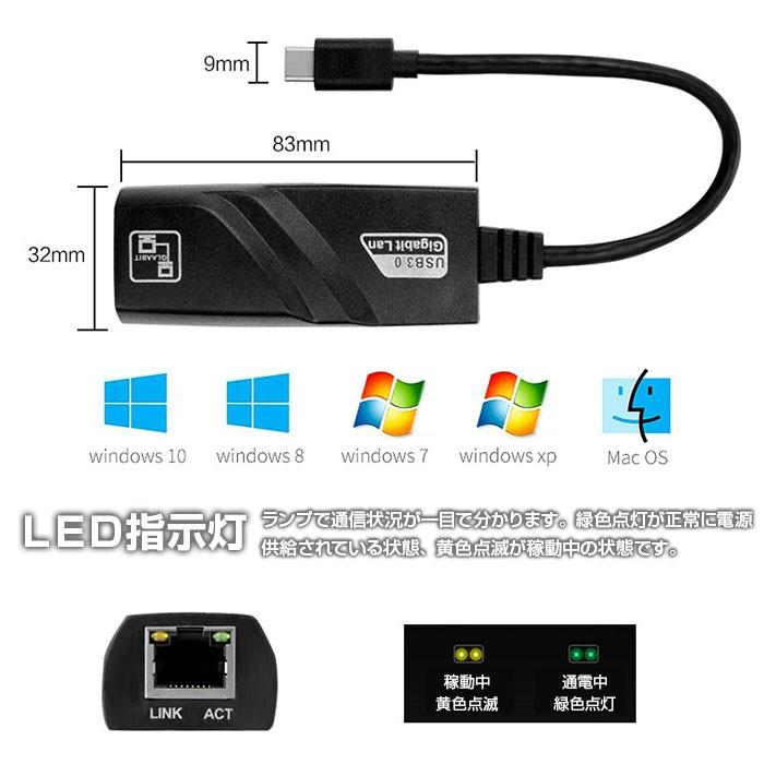 Usb Type C 有線lanアダプター 10 100 1000ギガビット対応 イーサネットアダプター Rj45ポート Rim Fx 257 定形外郵便 R0403 02n 来夢house 通販 Yahoo ショッピング