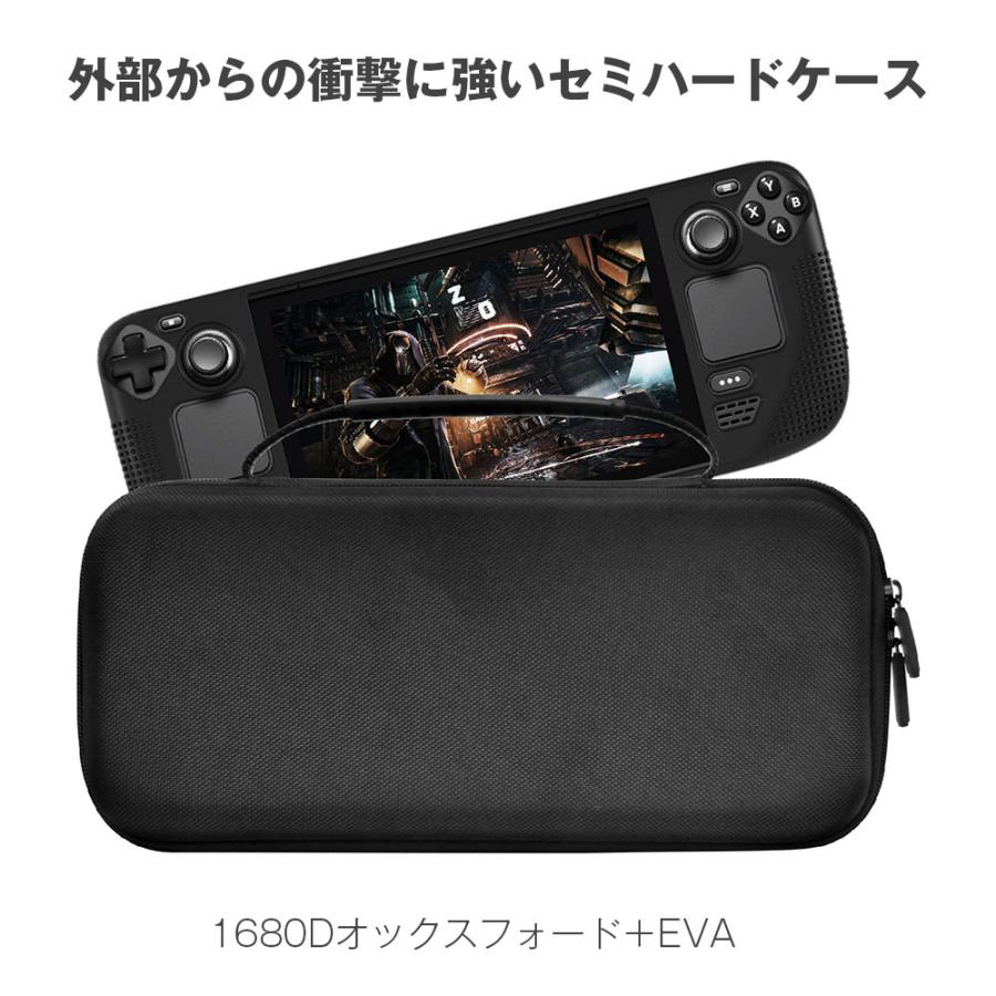 Steam Deck専用 キャリングケース スチームデック用 耐衝撃 収納 Steam Deck専用 キャリングケース スチームデック用 耐衝撃 収納