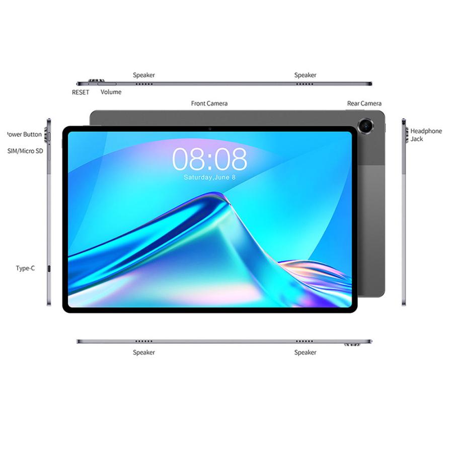 (未開封)TECLAST T40 Plus simフリー イヤホンジャック付 Teclast T40 Plus 8GB RAM 128GB ROM Android11 4G LTE SIM