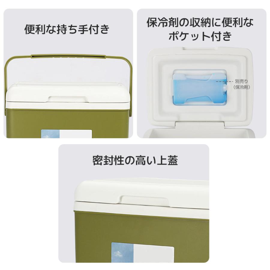 rinリポc90包箱無し 13.8L クーラーボックス 小型 ハード 保冷ボックス クーラーBOX