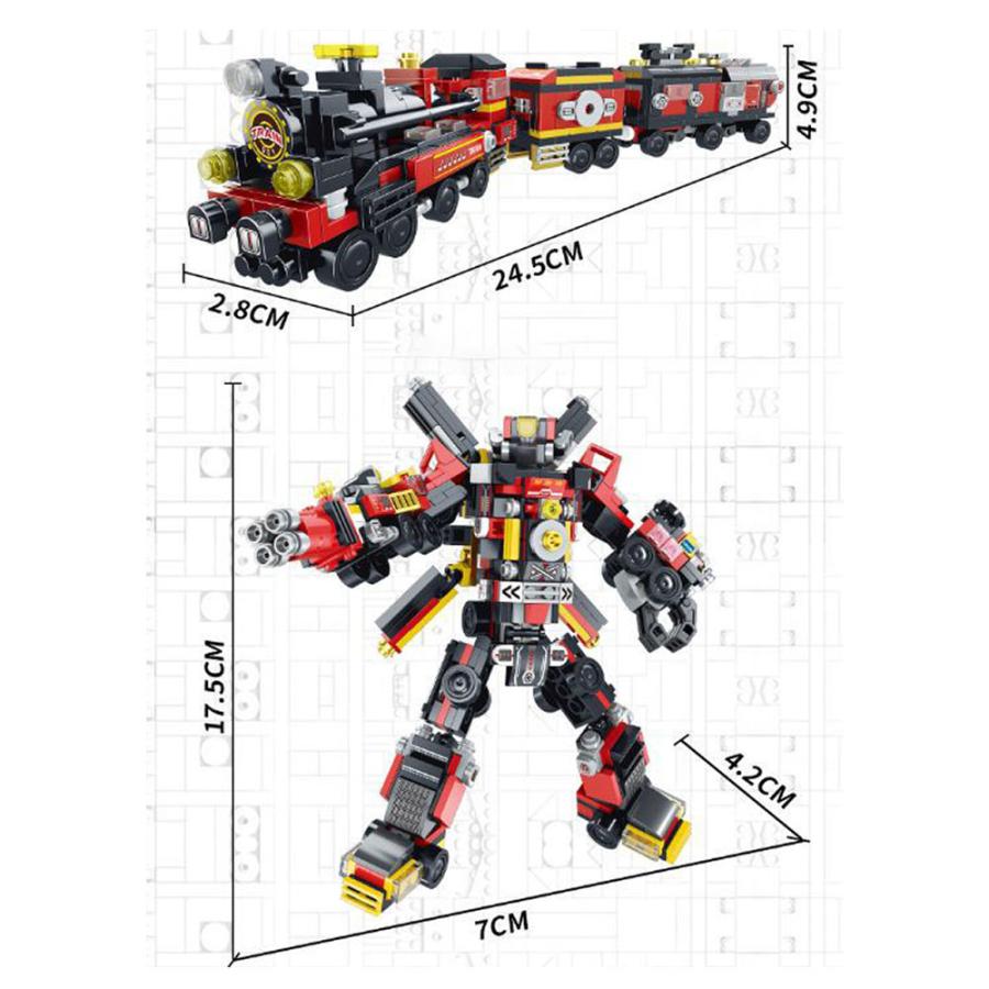 列車 合体変身 ブロック 8箱入り 機関車 ロボット おもちゃ 6歳 列車 合体変身 ブロック 8箱入り 機関車 ロボット おもちゃ 6歳