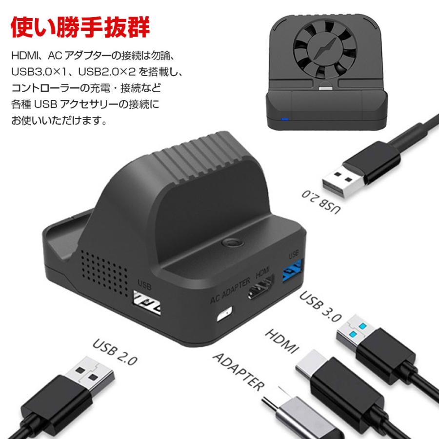 Nintendo Switch 本体と3in1多機能 switchドック Amazon.co.jp: 「2024年新型3in1多機能」switchドック HDMI 変換