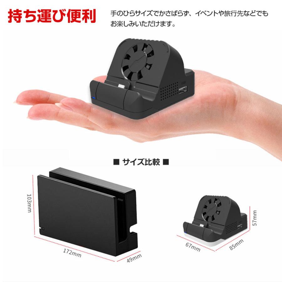 Nintendo Switch対応 ポータブル ミニドック TypeC to HDMI