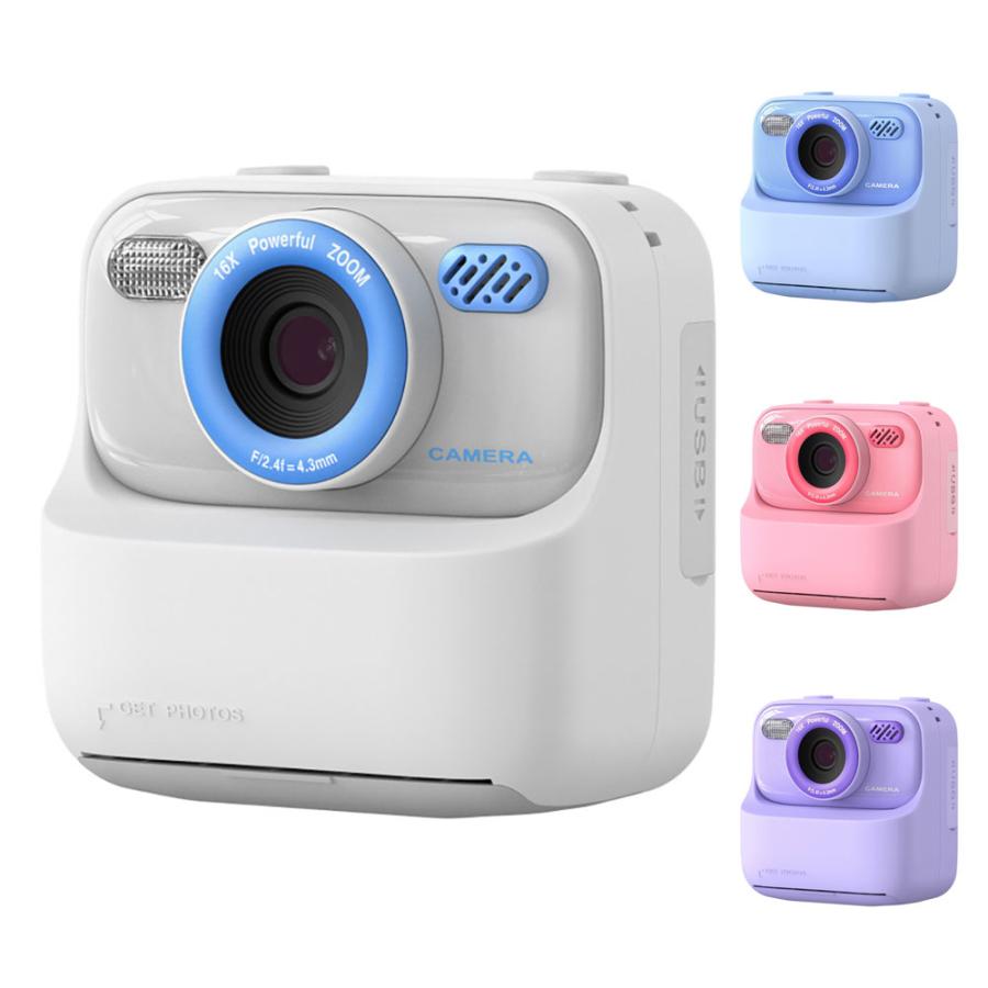 キッズプリントカメラ 32GB microSDカード付属 キッズカメラ デジタル