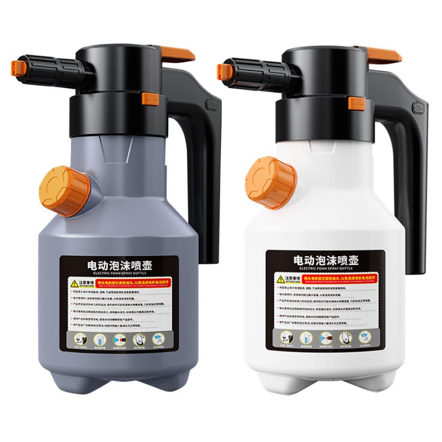 容量2L 電動 フォームガン 充電式 洗車 泡 スプレー 自動泡噴霧器