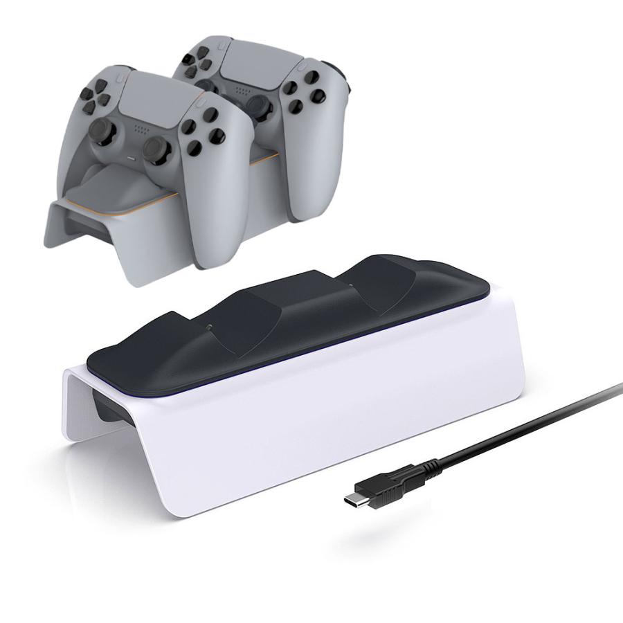 PS5 コントローラー充電ドック 充電器 充電スタンド USB給電式 