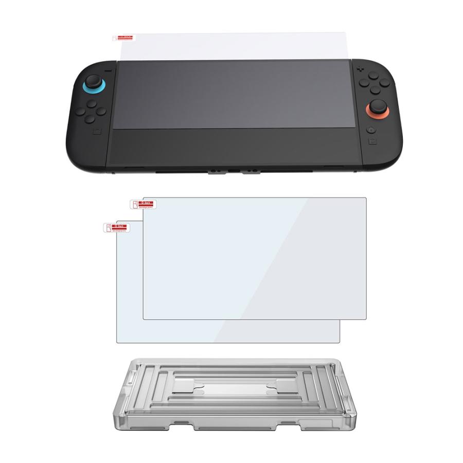Nintendo Switch 2 ブルーライトカット 9H 強化ガラスフィルム 保護