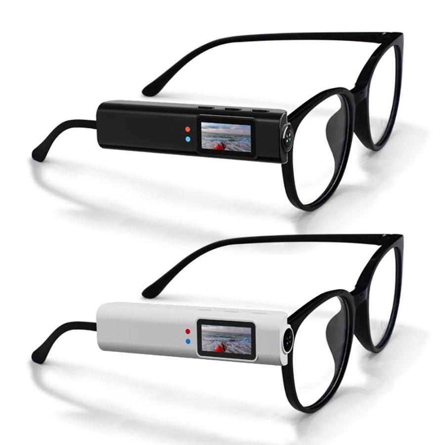 目線 カメラ 小型カメラ 2.7K 高画質 録画 眼鏡 装着 ハンズフリー
