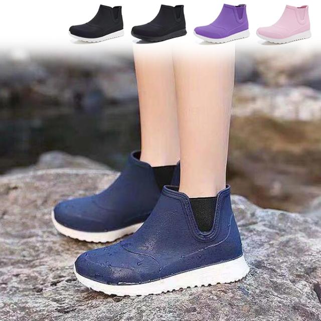 冬新作 レインシューズ 雨靴 靴 ショットブーツ おしゃれ 無地 防水 梅雨 レインブーツ レディース 婦人靴 大きいサイズ レイン 来夢商事 通販 Yahoo ショッピング