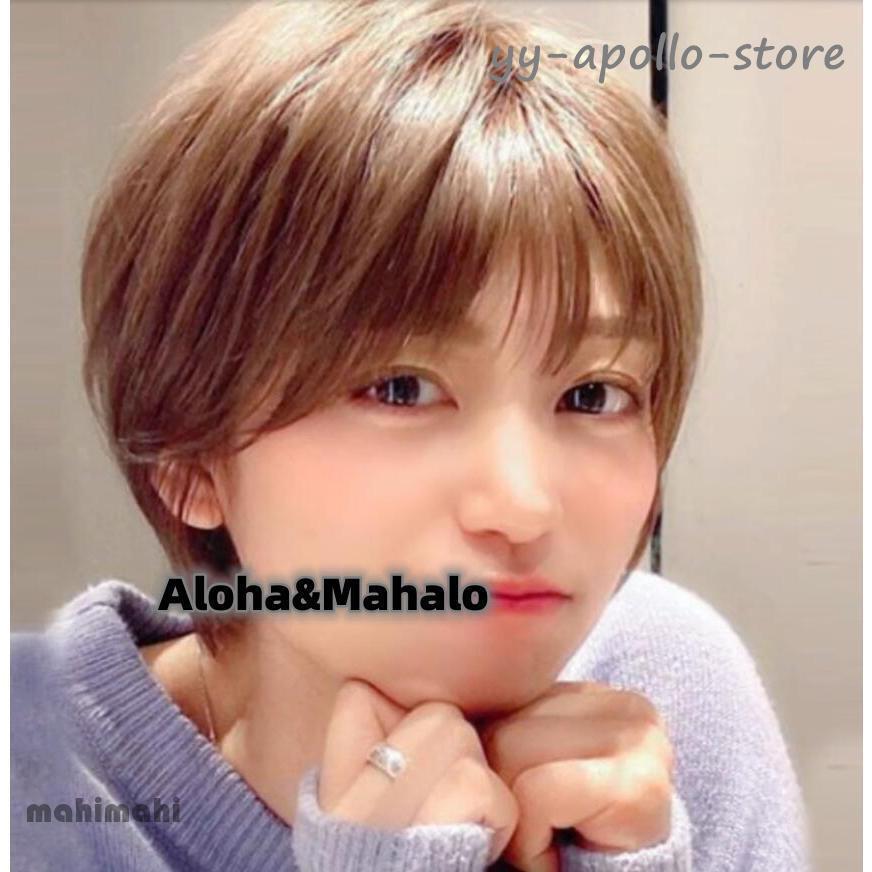 自然な人毛100%フルウィッグ レディース人毛ウィッグ ボブ ショート セミロング 女性 医療用 かつら デイリー イメチェン ファッションウィッグ 耐熱 | 