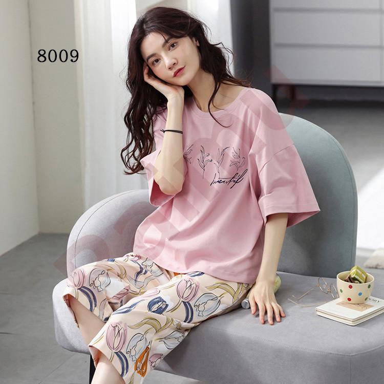 パジャマ ルームウェア レディース 春夏 半袖 パジャマ 可愛いパジャマ 寝間き大きいサイズ 女性 花柄 ルームウェア 快適 七分丈ワイドパンツ上下セット 部屋着 Raimu Xy 013 来夢商事 通販 Yahoo ショッピング