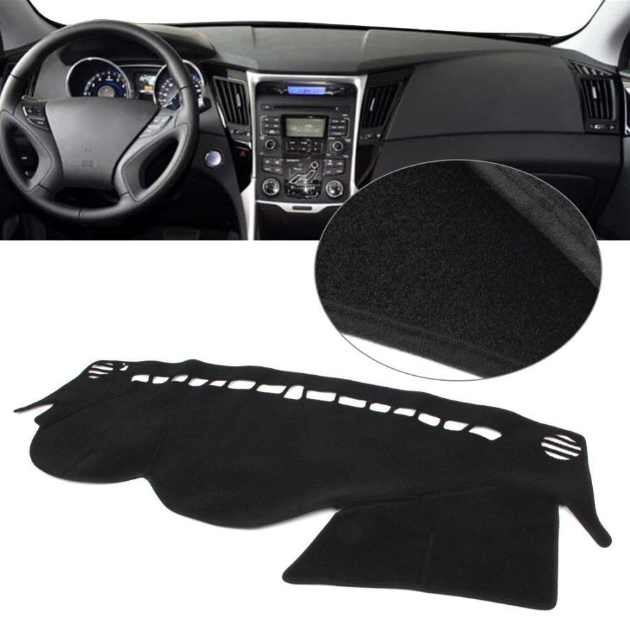車のダッシュマットダッシュボードカバーdashmatヒュンダイソナタ8世代2010 2011 2012 2013 2014 2015 lhd