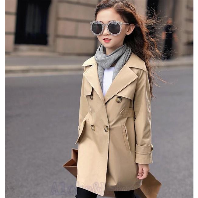 キッズ 女の子 スプリングコート トレンチコート アウター ダブルボタン 無地 ロングジャケット ロングコート 春 秋冬 子供服 Alohamahalo Www Arilab Com Tr Index Php