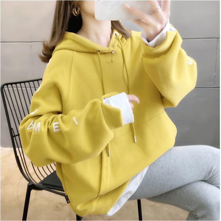 パーカー レディース ロング丈 厚手 長袖 ゆったり 体型カバー フード付き 大きいサイズ プルオーバー ァション カジュアル アウター 秋 冬 全国総量無料で