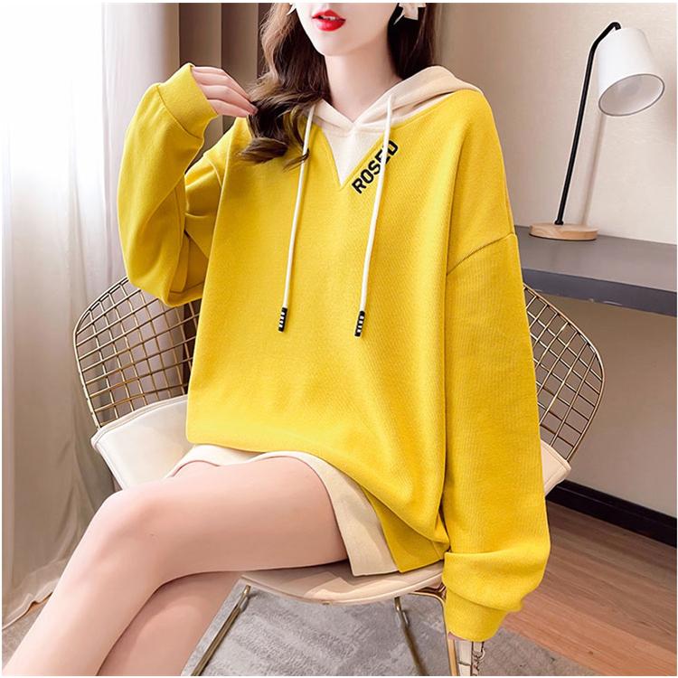 高品質 パーカー レディース 春 秋 可愛い トップス チェック 重ね着風 ファッション カジュアル 切替 ゆる 重ね Commerces Boutique