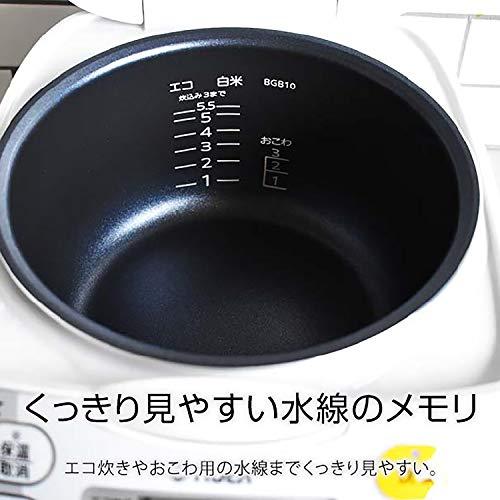 タイガー魔法瓶(TIGER) 炊飯器 1升 マイコン 調理メニュー付き 炊きたて ホワイト JBH-G181W｜rainbow-factory｜05