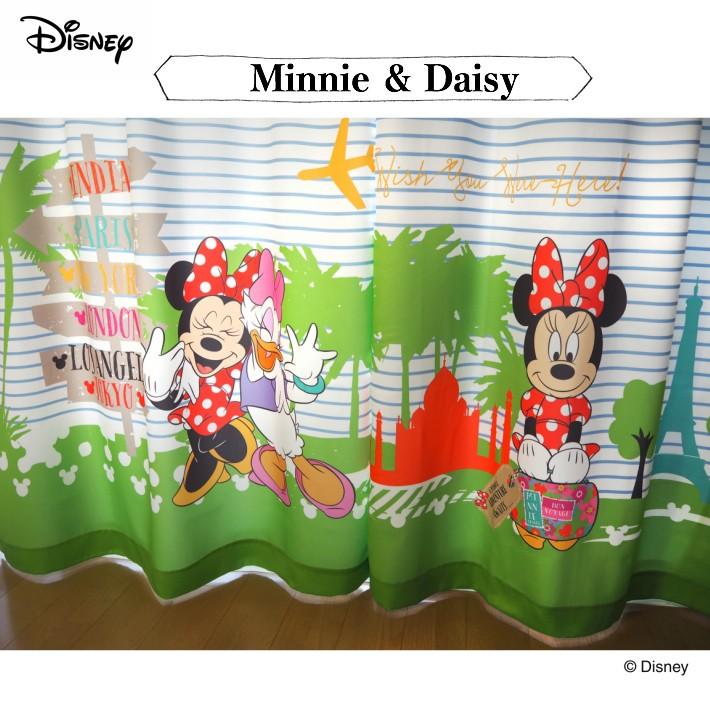 カーテン ディズニー disney  ミニー＆デイジー　カーテン ２枚組 | Disney | 01