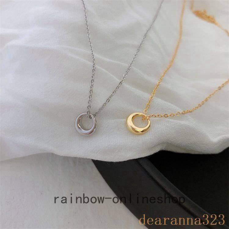 大特価放出 ネックレスレディースワンポイントつけっぱなしチェーンシンプルカジュアルアクセサリーハートおしゃれ大人可愛いかわいい ネックレス ペンダント カラー タイプa ゴールド Www Ellepiserramenti It