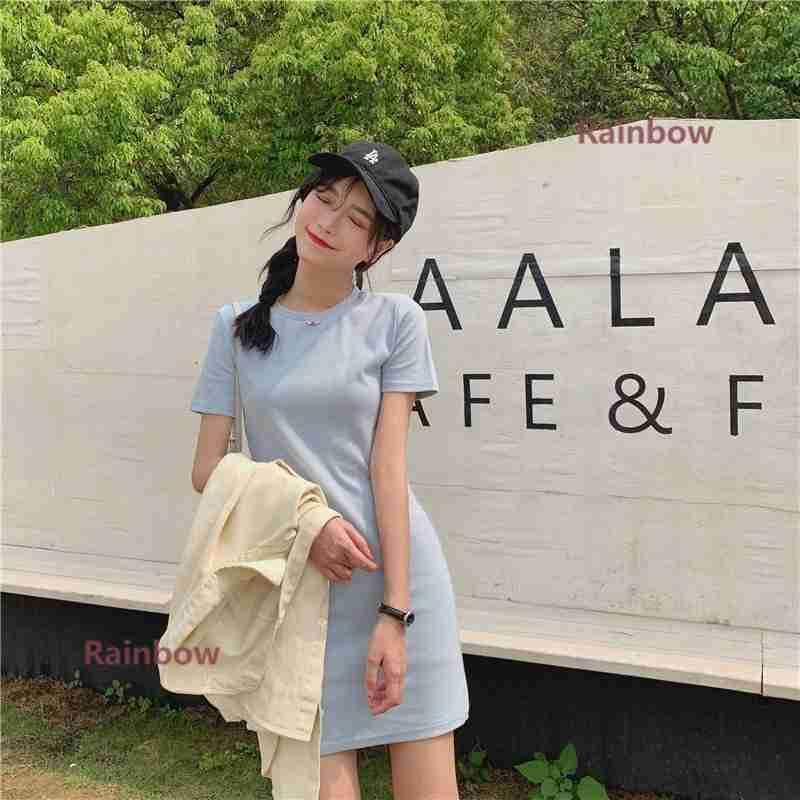 ワンピース スカート Tシャツ レディース 夏 夏服 おしゃれ かわいい ティーンズファッション 中学生 高校生 女子 私服 韓国 Rainbow Onlineshop Seiubi2170 Rainbow Onlineshop 通販 Yahoo ショッピング