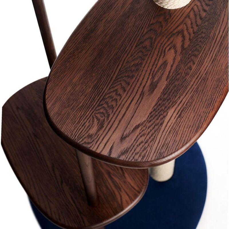 ほぼ未使用 カリモク家具 KARIMOKU CAT TREE キャットタワー 木製 日本製 猫タワー 撥水加工生地 綿縄爪研ぎ 高さ124cm 運動不足 【8275375804】(29803円)