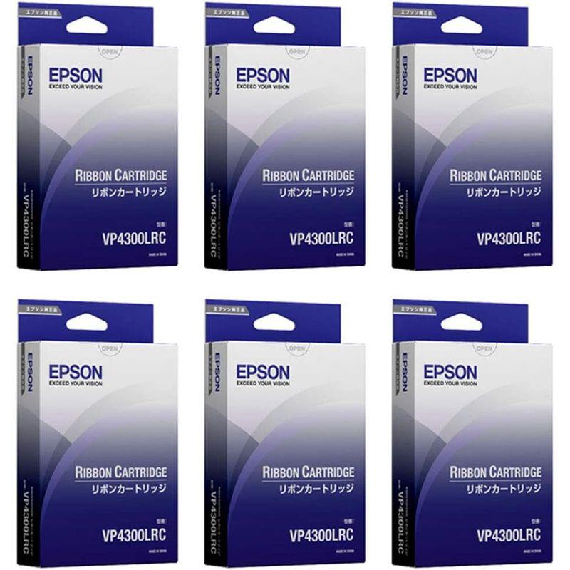 EPSON　VP4300LRC　リボンカートリッジ　純正品　6本セット