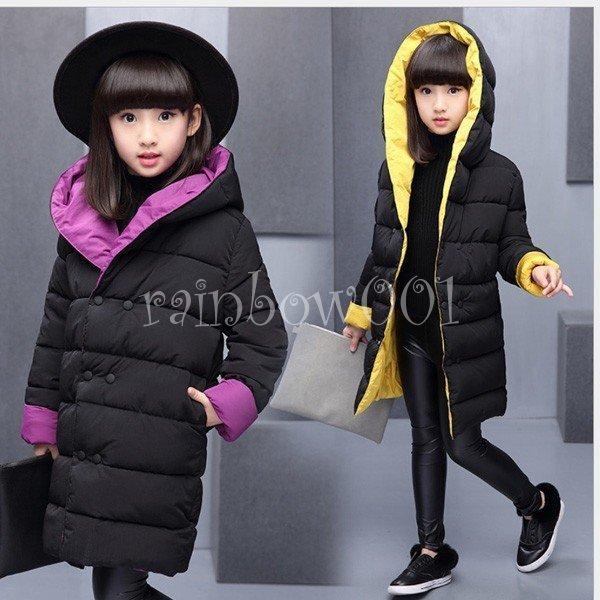 子供服コート 女の子 中綿ジャケット キルティング 韓国子供 防寒 ジャケット アウター 女児 ファーコート 暖かい かわいい キッズコート 綿入れコート 22モデル