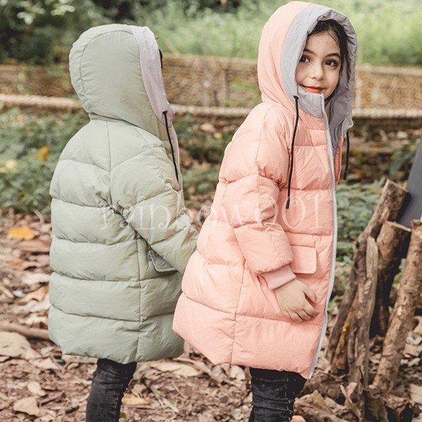 冬着子供服 可愛い 子供 キッズ ダウンコートコート 女の子 アウター 男の子コート 女児 ジャケット カーディガン 韓国風 厚手 防寒服 子供服コート 人気カラーの