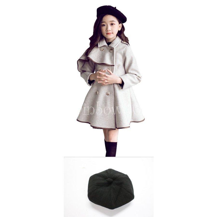 韓国子供服 女の子 ダッフルコート ロング 長袖コート 子供服 キッズ 女児 ジャケット 冬服 アウター 子供服 子供コート 学生 キッズ服 女の子服ダッフルコート|rainbow001|03