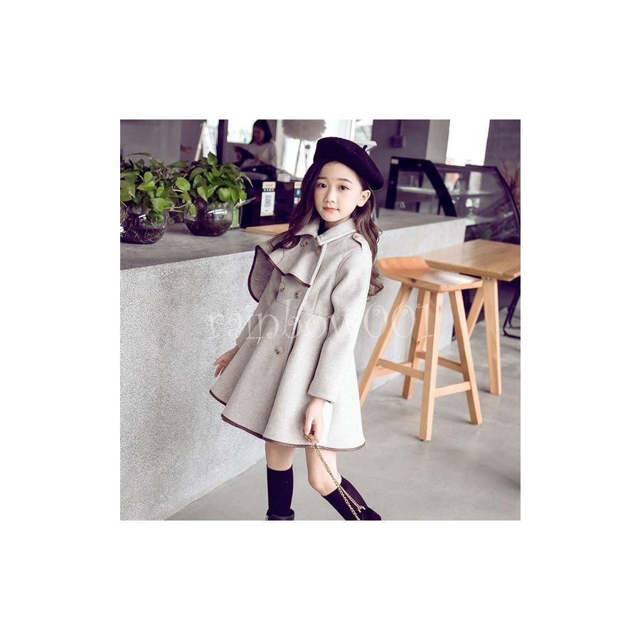 韓国子供服 女の子 ダッフルコート ロング 長袖コート 子供服 キッズ 女児 ジャケット 冬服 アウター 子供服 子供コート 学生 キッズ服 女の子服ダッフルコート|rainbow001|07