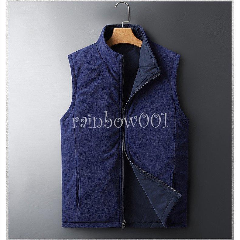 フリースベスト メンズ ベスト アウトドア ポアベスト 両面着 ジャケット アウター あったか お出かけ 防寒 大きいサイズ カジュアル 秋冬 s Dtmj Rainbow一号店 通販 Yahoo ショッピング