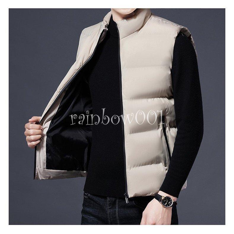 爆買い ダウンベスト メンズ 中綿ダウンベスト 中綿ベスト 大きいサイズ アウター おしゃれ カッコイイ 軽量