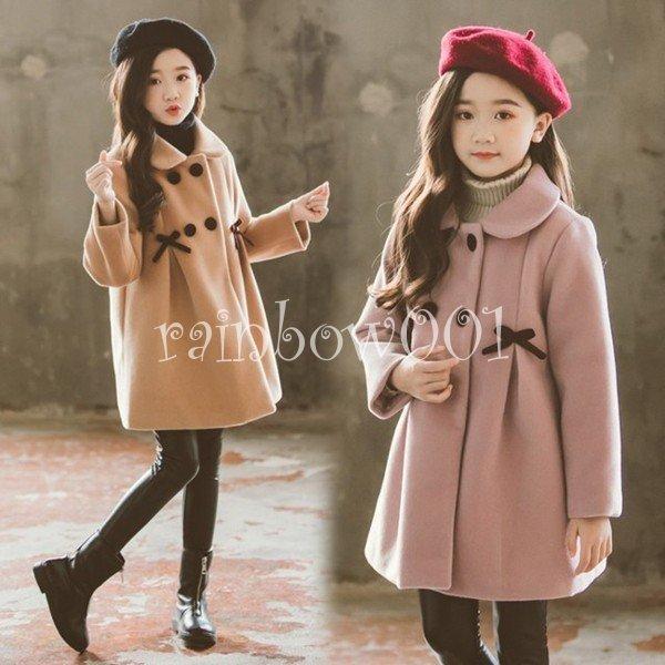 韓国子供服 コート 裏起毛 女の子 アウター 子供服 厚手コート 冬服 ファーコート 通学 通園 キッズ服 可愛い 防寒 暖あったかい カジュアル 早割クーポン