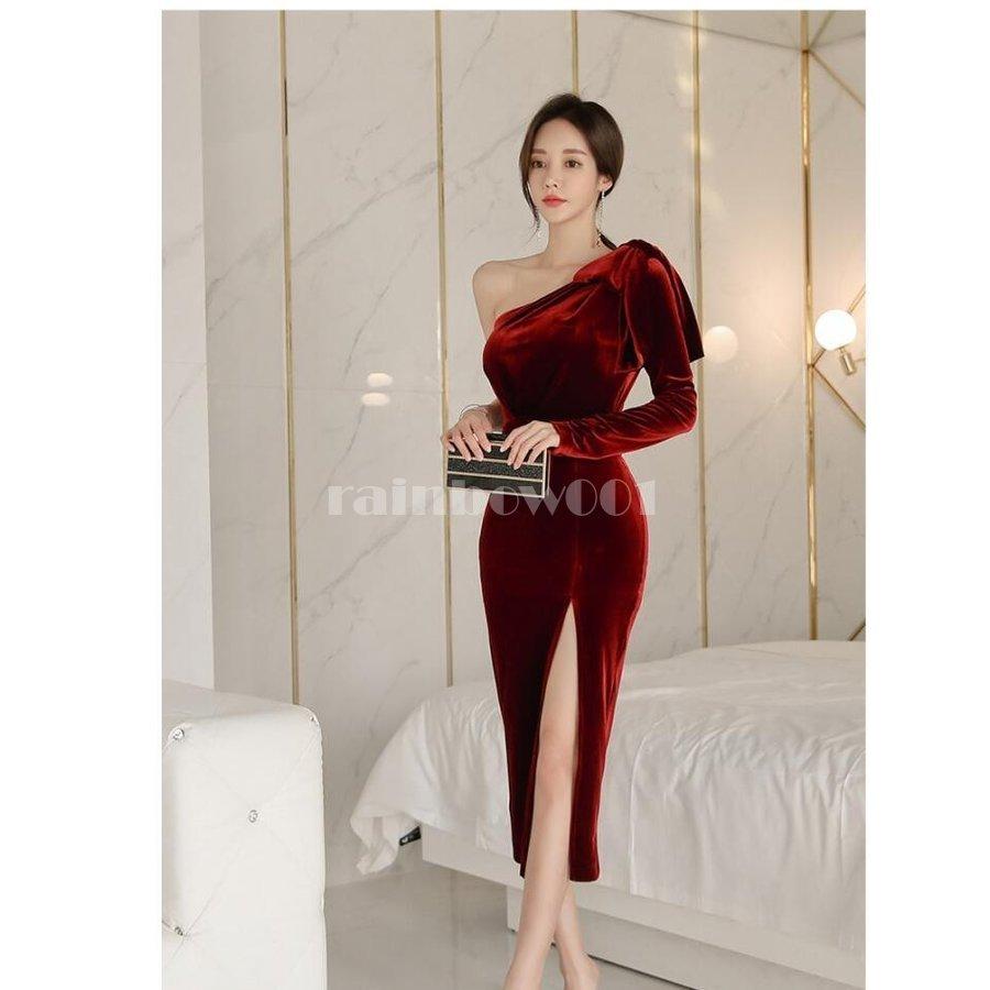 ミモレドレス 不規則 レディース ナイトドレス タイトワンピース パーディードレス 膝下丈ワンピース きれいめ 披露宴 卒業式 結婚式 お洒落 通勤 Ol Sale 72 Off