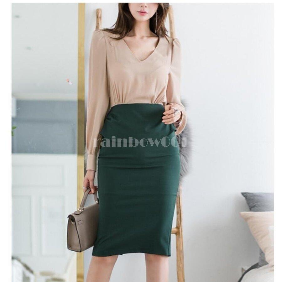 エレガント 膝丈ワンピース ミモレドレス レディース タイトドレス パーディードレス ナイトドレス きれいめ 披露宴 卒業式 結婚式 お洒落 通勤 Ol 73 Off