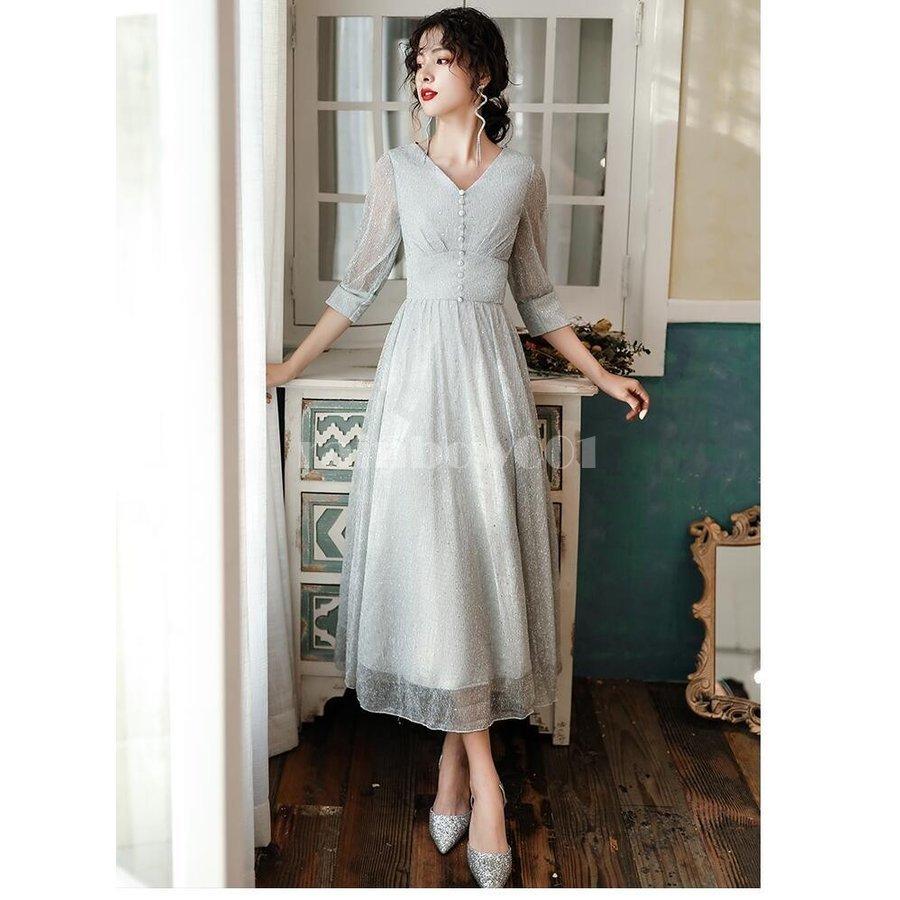 最大49 Offクーポン パーティードレス 結婚式 ワンピース 大きいサイズ 袖あり ウエディングドレス ミモレ丈ドレス 代30代40代 きれいめ お呼ばれ 卒業式 発表会 披露宴 上品 Dprd Jatimprov Go Id