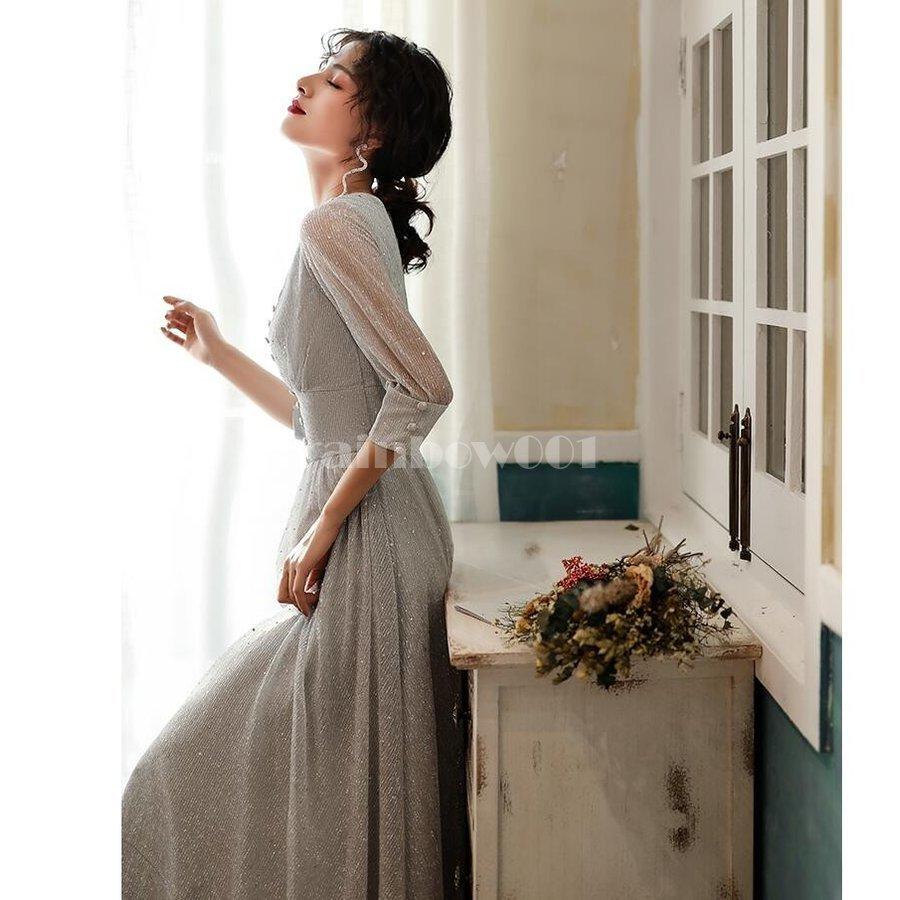 最大49 Offクーポン パーティードレス 結婚式 ワンピース 大きいサイズ 袖あり ウエディングドレス ミモレ丈ドレス 代30代40代 きれいめ お呼ばれ 卒業式 発表会 披露宴 上品 Dprd Jatimprov Go Id