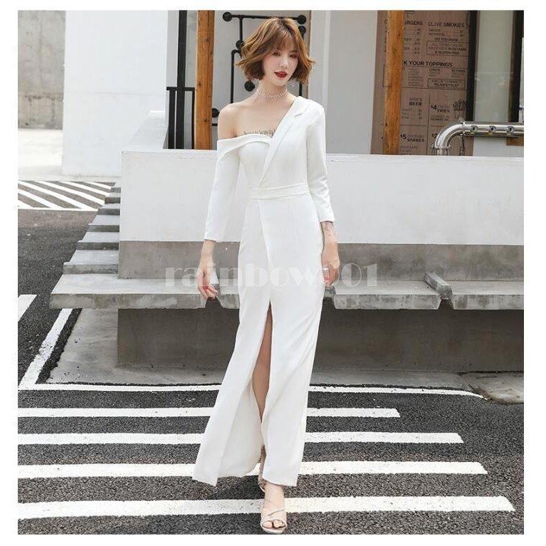 ウエディングドレス パーティードレス オフショルダー 上品 ロング丈ドレス スリットワンピース 結婚式ドレス 大きいサイズ 披露宴 二次会 謝恩会 演奏 会 発表会 Sale 84 Off