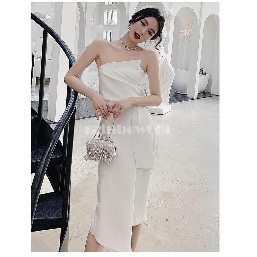 6622円 新入荷 流行 パーティードレス オフショルダー ミモレ丈ドレス ウエディングドレス 10代 代 30代 40代 ワンピース おしゃれ お呼ばれ 卒業式 結婚式ドレス 成人式 披露宴