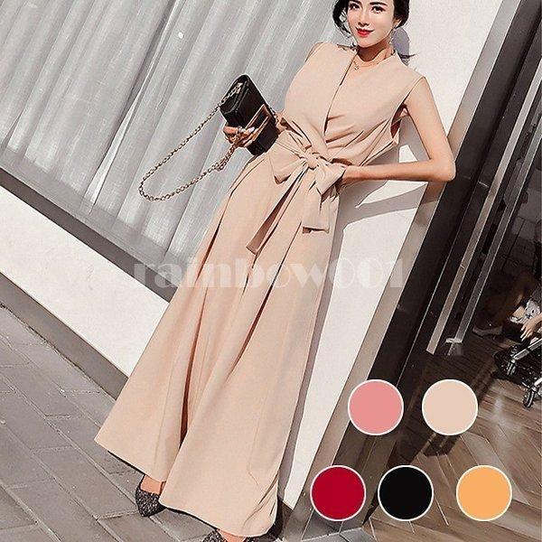 直営ストア マキシワンピース 結婚式ドレス レディース ワンピース リボン 連体服 40代 オシャレ ワンピ ｖネック 夏 きれいめ ロング パンツ 二次会 オールインワン Karolinemedeiros Com Br