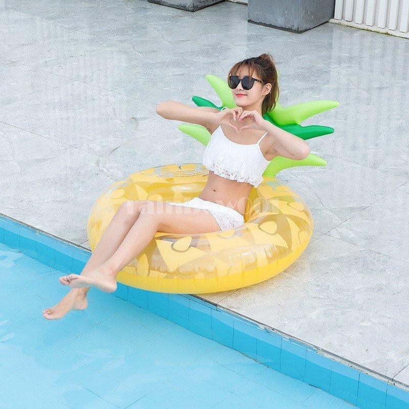 浮き輪 大人用 レディース パイナップル 背もたれ付き 浮輪 フロート うきわ インスタ映え 大きいサイズ 水遊び