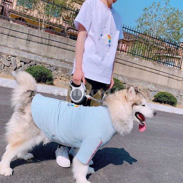 小型犬 中型犬 大型犬 ペットとお揃いの服 飼い主とお揃い服 夏服半袖シャツ ワンピース 犬の服 フリース トレイナー犬とオーナーお揃い ペアルック 猫とお揃 s Pet132 Rainbow一号店 通販 Yahoo ショッピング