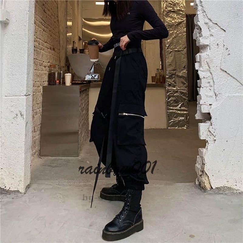 ボトムス カーゴパンツ スポーティ ヒップホップ ダンス 衣装 ストリート風 希望者のみラッピング無料 原宿系 個性的 男女兼用 服 韓国 ファッション