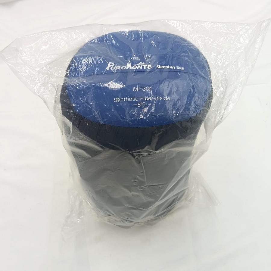 ProMonte - PUROMONTE(プロモンテ) MFコンパクトシュラフ300g MF301(ブルー×Cネイビー)　適応温度+8度～　☆新品未使用☆ PUROMONTE(プロモンテ) MFコンパクトシュラフ300g MF301(ブルー
