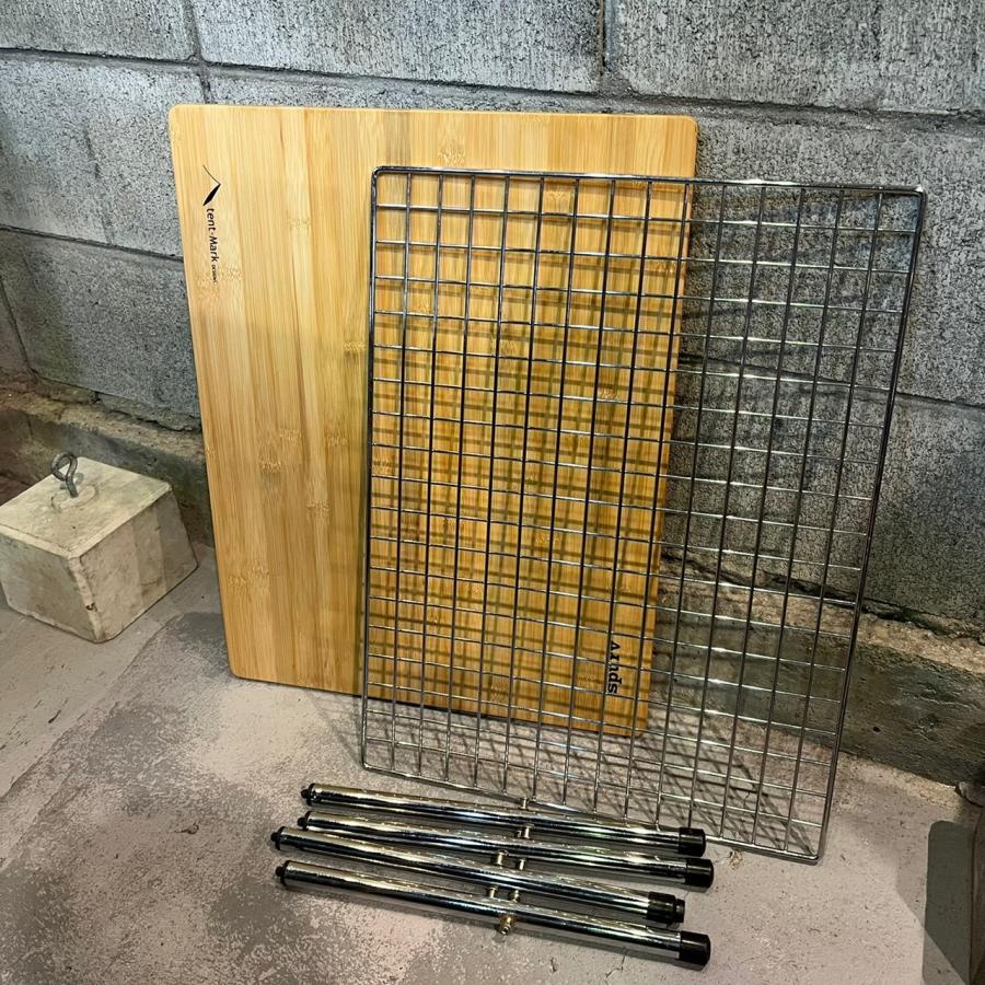 テンマクデザイン　ローキッチンテーブル　竹天板 Amazon.co.jp: テンマクデザイン ローキッチンテーブル 竹天板