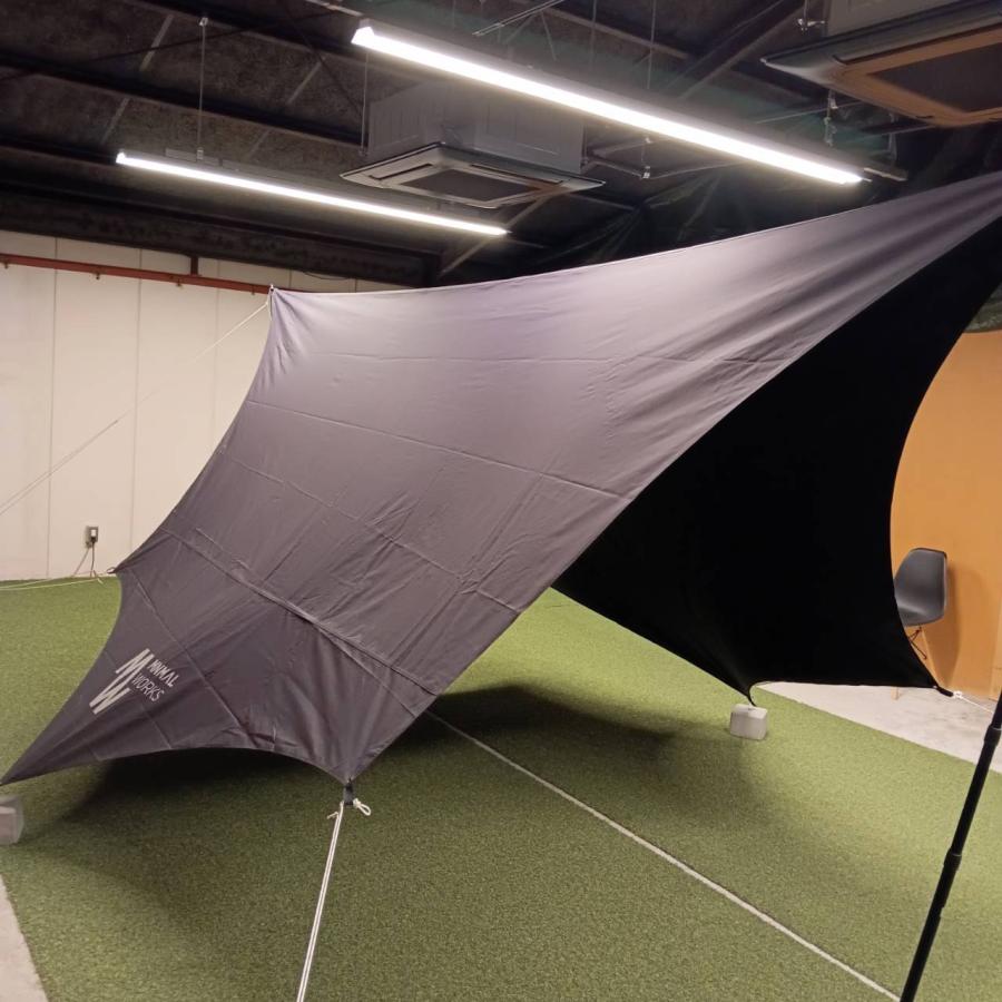 MINIMAL WORKS(ミニマルワークス) ブルーホール オクタタープ MGTA-BH000-GO4BK(ブラック) MINIMAL WORKS(ミニマルワークス) ブルーホール オクタタープ