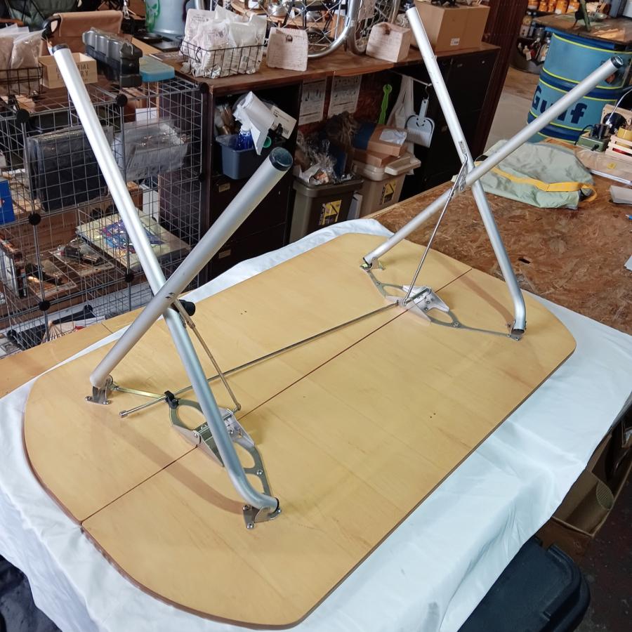 ◇snow peak(スノーピーク) ワンアクションテーブル オーバル［廃盤品